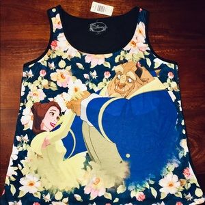 Torrid Size 0 Tank Disney Beauty and the Beast NWT